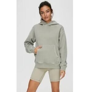 Aritzia TNA Perfect Hoodie Sage 1